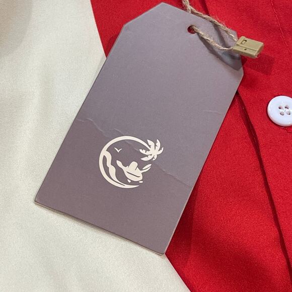 Hard Daddy Christmas Greetings Rockabilly Stripe Aloha Shirt Size 3XL - Picture 6 of 6